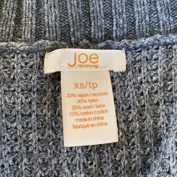 Joe Fresh grey knit V neck cap sleeve skinny dress - Picture 10 of 10